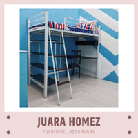 FREE SHIPPING 3V Aloha Loft Bed / 3v aloha / Loft Bed Frame / Loft Bed Single / loft bed study / Lof
