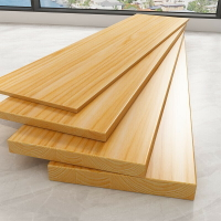 定制木板實木松木板衣柜分層隔板墻上置物架分層板桌面原木板材/木板/原木/實木板/純實木板塊