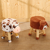 BuyJM動物造型實木腳小椅凳/板凳-免組