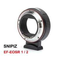 SNIPIZ EF-EOSR Lens Adapter Ring Auto Focus for Canon EF EF-S Mount Camera Lens to Canon RF Mount Cameras EOSR5 R6 RP R8 R50 R10
