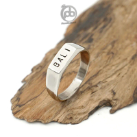Cincin Perak Bali Silver Ring 925 Bali Polos untuk Pria Wanita