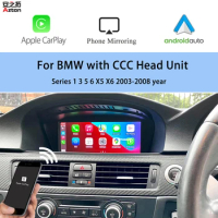 CCC iPhone CarPlay Integrated For BMW E60 E61 E63 E64 E90 E91 E92 E93 E70 E72 Android Auto Mirror Link Retrofit Kit