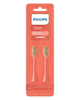 [3美日直購] Philips One Sonicare BH1022/01 珊瑚紅 2入補充替換牙刷頭 適用 HY1100/01 電動牙刷