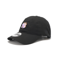 New Era 棒球帽 Light Rainbow MLB Cap 黑紫 紐約洋基 NYY 920帽型 調帽圍 老帽 NE14327642