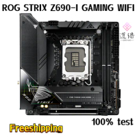 For ROG STRIX Z690-I GAMING WIFI Motherboard 64GB HDMI PCI-E5.0 LGA 1700 DDR5 Mini-ITX Z690 Mainboard 100% Tested Fully Work