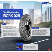 SNI Ban Motor IRC TUBELESS 110/70-17 MBR110, RX02, GP211, EXATO, RX01 Sport Ring17 CB 150RR, CBR, XS