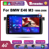 Srnubi Android 12.0 Car Radio For BMW E46 M3 1998-2006 Multimedia Video Player 2Din 4G WIFI GPS Navigation Carplay DVD Head unit