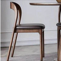 小椅子 餐椅 傢用椅 北歐實木餐椅傢用實木椅子餐桌椅白蠟木書椅現代簡約靠背椅舒適