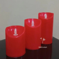 Lilin Elektrik / Lilin Baterai / Lilin Led / Lilin Merah / Lilin Promo !