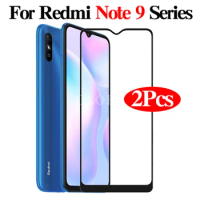 2Pcs Tempered Glass For Xiaomi Xiamoi Redmi Note 9 Pro Note9 Note9S Note 9S 9Pro Redme 9a Screen Protector Full Protective Film