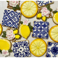 Lemon Cookies - Sugar Cookies / Decorated Cookies / Kukis Hias
