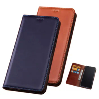 Genuine Leather Wallet Phone Bag Card Pocket For OPPO A95 5G/A94 5G/OPPO A74 5G/A74 4G/A54 5G Holster Cover Stand Phone Case