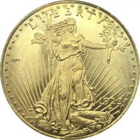 United States America 1923 1923 D Liberty Twenty 20 Dollars Saint Gaudens Double Eagle With Motto In God We Trust Gold Copy Coin