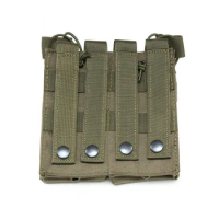 Tactical Molle AK AR M4 AR15 Rifle Pistol Mag Pouch Hunting Shooting Airsoft Paintball Double/Triple Magazine Pouches