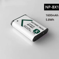 3.6v 1600mAh NP-BX1 Digital Camera Battery for Sony DSC-RX100 DSC-WX500 IV HX300 WX300 HDR-AS15 X3000R MV1 AS30V HDR-A300