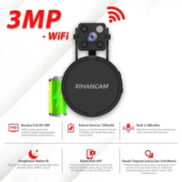 XIHANCAM 5MP Kamera Mini Wifi CCTV Kecil Tersembunyi Tanpa Kabel Kamera CCTV Mini Sambung Ke HP 3MP-