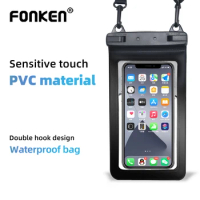 Waterproof Swim Bag Phone Case Cover For iPhone 11 12 13 14 15 Pro Max Huawei Mate 60 Xiaomi13 Water proof Pouch Sensitive Touch