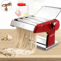 Stainless Steel Manual Pasta Maker Machine With Adjustable Thickness Settings PLUS a Jar Opener (Gift) pasta maker machine