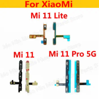 New Power Button Switch Volume Button Mute On / Off Flex Cable Replacement For Xiaomi Mi 11 Pro Lite 5G