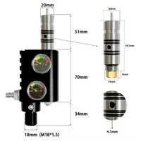 Air Condor PCP explosion PROOF ระเบียบภายนอก Z Type valve3500psi4500psi แรงดันคงที่