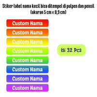 Stiker Nama | Stiker Pensil | Stiker Pulpen | Stiker Label | Stiker Alat Tulis Kantor | Stiker Kromo