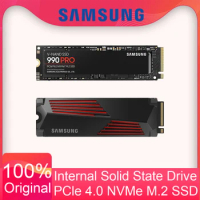 SAMSUNG 990 PRO with Heatsink SSD 1TB 2TB 4TB PCIe Gen 4.0x4 Solid State Drive NVMe 2.0 M.2 2280 Internal SSD for Desktop Laptop