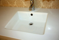 【麗室衛浴】 美國KOHLER NATURA系列 一體成型人造石檯面盆 K-15453T-0