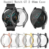 Watch Case For Huawei Watch GT 2 46mm Case Soft Silicone TPU Protective watch Cover Protector sleeve Frame For Huawei GT 2 46mm