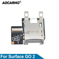 Aocarmo SD Card Reader Connector Port Repair Replacement Parts For Microsoft Surface GO 2 Go2
