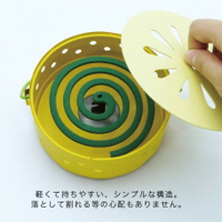 【GENDAI HYAKKA 造形蚊香盒】露營野餐用蚊香盒子 日本空運✈ 檸檬黃色