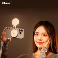 【Ulanzi 優籃子】LM19 MagSafe磁吸環形雙色溫補光燈 手機支架(加贈引磁片)