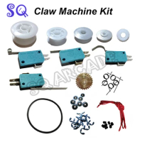 4pcs Crane Machine Gear Plastic Arcade Game Amusement Doll Machine Gear Rubber Belt Gift Machine Accessory Parts