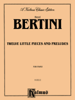 Buku Piano Bertini - Twelve Little Pieces and Preludes