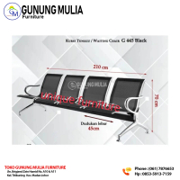 Kursi Airport / Kursi Tunggu / Kursi Rumah Sakit Bahan Besi Awet