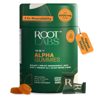 Root Labs Alpha Shilajit Gummies 4000 mg |       Energy Stamina & Focus |       Zero Sugar |       K