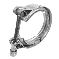 304 Stainless Steel 3.5" 3.75" 4" 4.25" 4.5" 5" Standard V Band Clamp Turbo Exhaust Pipe V band Clamp for Exhaust Pipe Flanges