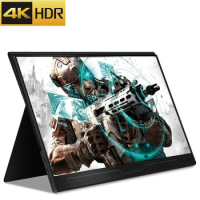17.3" 4K Portable Computer Monitor For PC Laptop Phone HDR Gaming Monitor For Pro Xbox Switch Ns 60Hz 100% Color