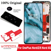 AMOLED Display For OnePlus Nord LCD Touch Screen Digitizer Assembly For OnePlus 8 NORD 5G / OnePlus Z Display Replacement