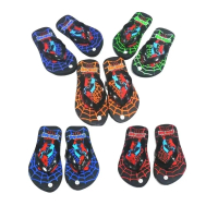 sandal anak pria karakter sablon+pres timbul - fashion anak terkini murah berkualitas