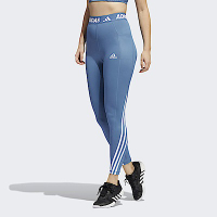 Adidas TF 3S Tight [HD4493] 女 緊身褲 運動 訓練 健身 瑜珈 亞洲版 動態縫線 高腰 藍