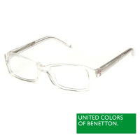 【BENETTON 班尼頓】專業兒童眼鏡 鑲鑽方框混搭設計系列(白/橘紅//紫粉 BB032-01/02/03)