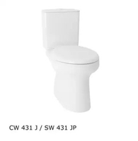 Closet duduk TOTO CW431J + tutup TC505S soft closing promo merah putih