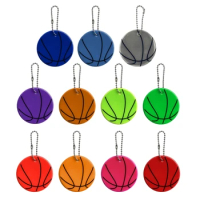 090E Colorful Pendant Keychain Reflector Used for Bags Strollers Wheelchair Clothing