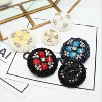 High Quality Handmade Beads Sequins Millet Beads Hand-sewn Buttons DIY Coat Windbreaker Decoration Accessories