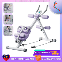 2in1 Foldable Power Plank Sit Up Ab Tummy Trimmer Roller Shaper Parallel Bar Slim 3 Min Train ABS Co