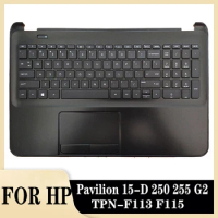 NEW Laptop Keyboard For HP Pavilion 15-D 250 255 G2 TPN-F113 F115 Palmrest Upper Cover Notebook Replacement Keyboard 749022-001