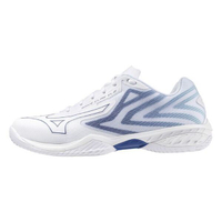 Mizuno Wave Claw EL 2 [71GA228542] 男女 羽球鞋 桌球 寬楦 運動 訓練 止滑 白藍