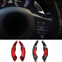 1Pair Real Carbon Fiber Car Steering Wheel Shift Paddle For Subaru XV Toyota 86 Legacy Forester Outback Legacy