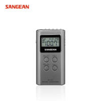 Sangean DT-123 AM FM Radio 2-Band Radio World Receiver with Speaker Portable Pocket Radio Auto Save Station Mini FM/AM Radio