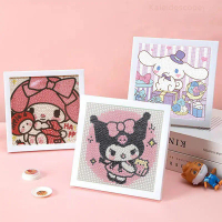【COD】Frame Diamond Painting Sanrio Diamond Painting DIY Handmade Dot Diamond Painting Children Gift